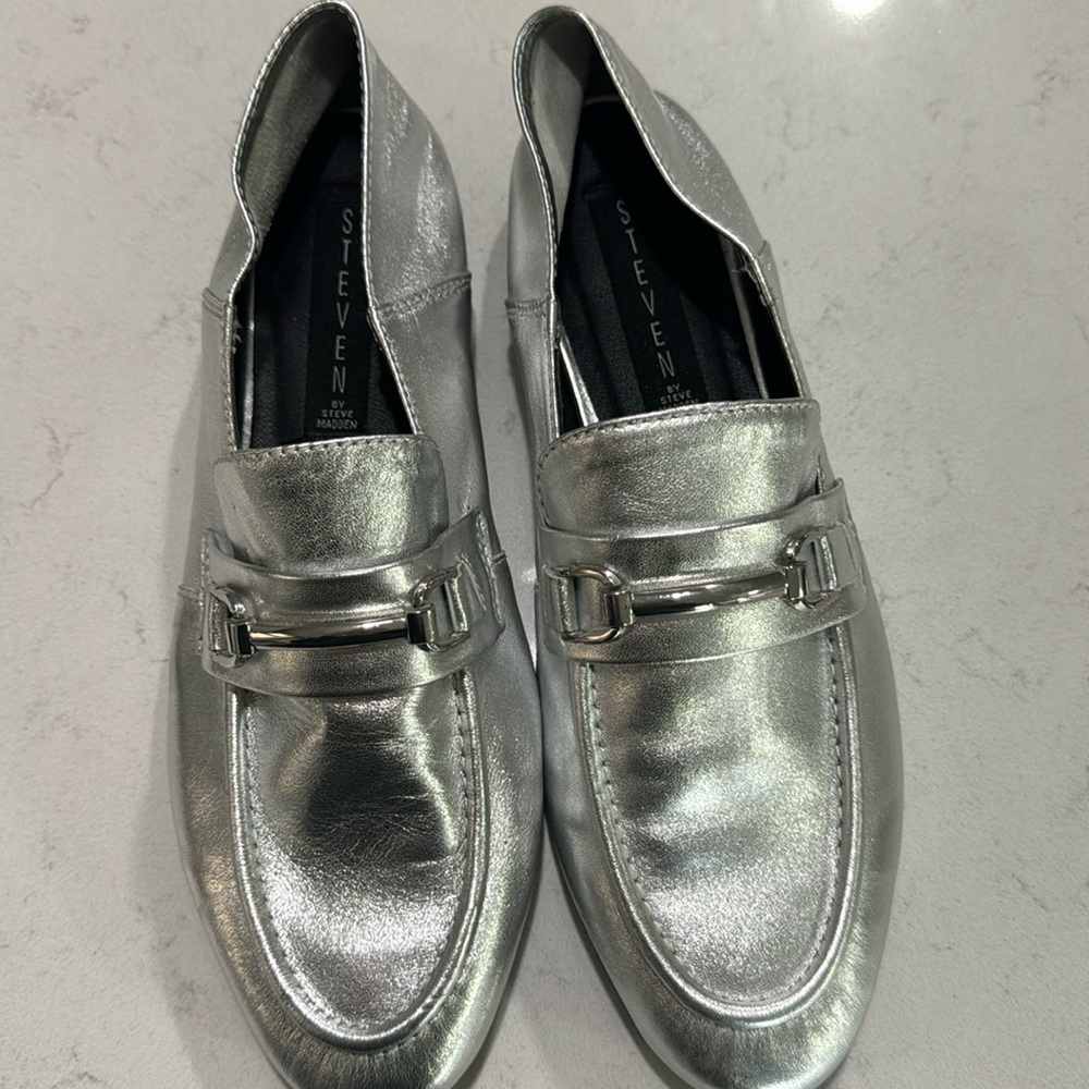 Steve Madden Seaton metallic silver